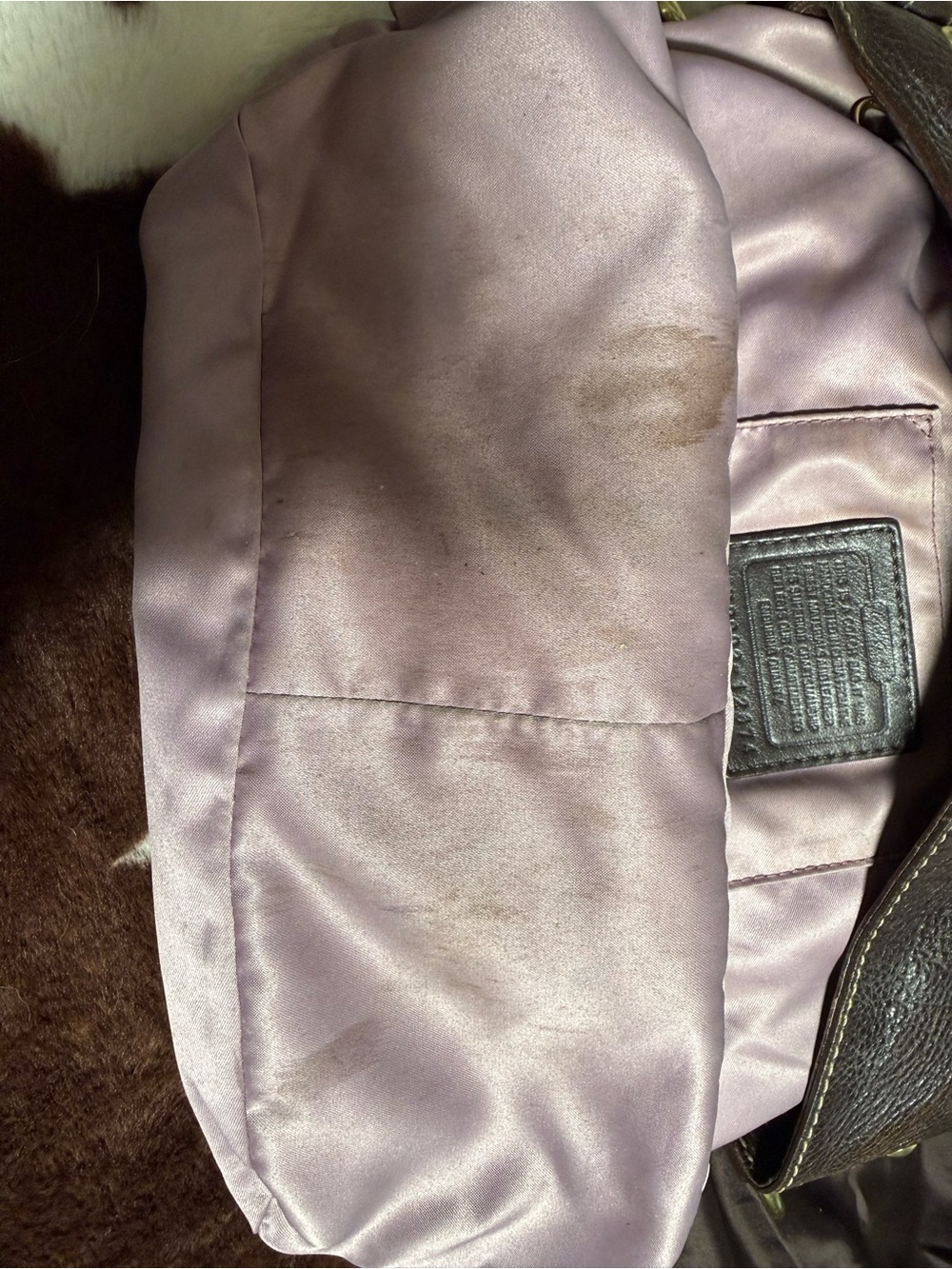 Tan and brown signature vintage coach bag - Picture 11 of 12
